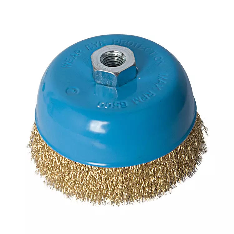 FixteCup Wire Brush with Nut 125MMc