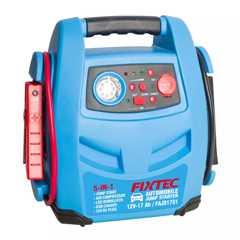 FIXTEC 5 IN 1: JUMPSTART / USB PORT / WORKLIGHT