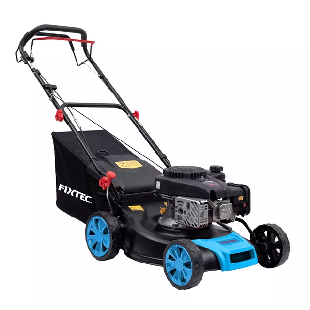 [FGLM13918] Fixtec Gasoline Lawn Mower 18" 139CC/2.4kw/2850rpm, Cutting Width 508mm/20", 5 Positions Height Adjustments, 55L Grass Collector (Clearance - No Warranty)