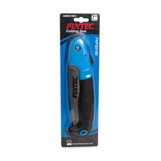 [FHFS0180] Fixtec Folding Saw,180mm 7",65 Manganese Steel Saw Blade, 1.2 Thick, Pitch 3.6mm, Double Color Handle