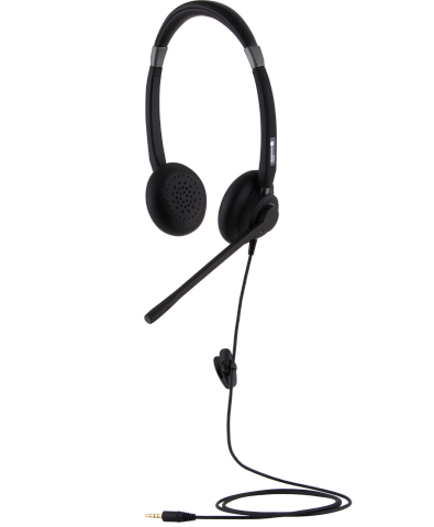 Alcatel Professional Headset, Corded, for PC or Deskphone with  3.5mm Jack  p...