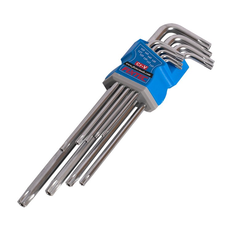 [FHHK2009] Fixtec 9PCS Torx Hex Key T10-T50