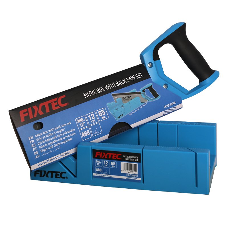 [FHHS300MB] Fixtec Mitre Box with Back Saw Set