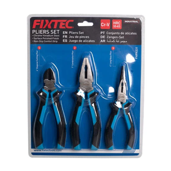 [FHPK031] FIXTEC 3PCS PLIER SET