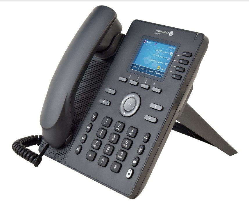 [ALE-H6] ALE H6 Phone with 2.8' color screen; 4 SIP; 2xgigabit; POE