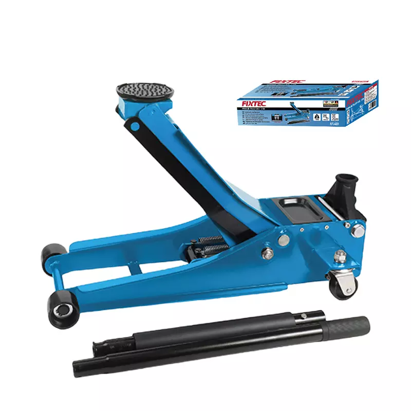 [FJTJ403] FIXTEC HYDRAULIC TROLLEY JACKS 3TON DUAL PUMP