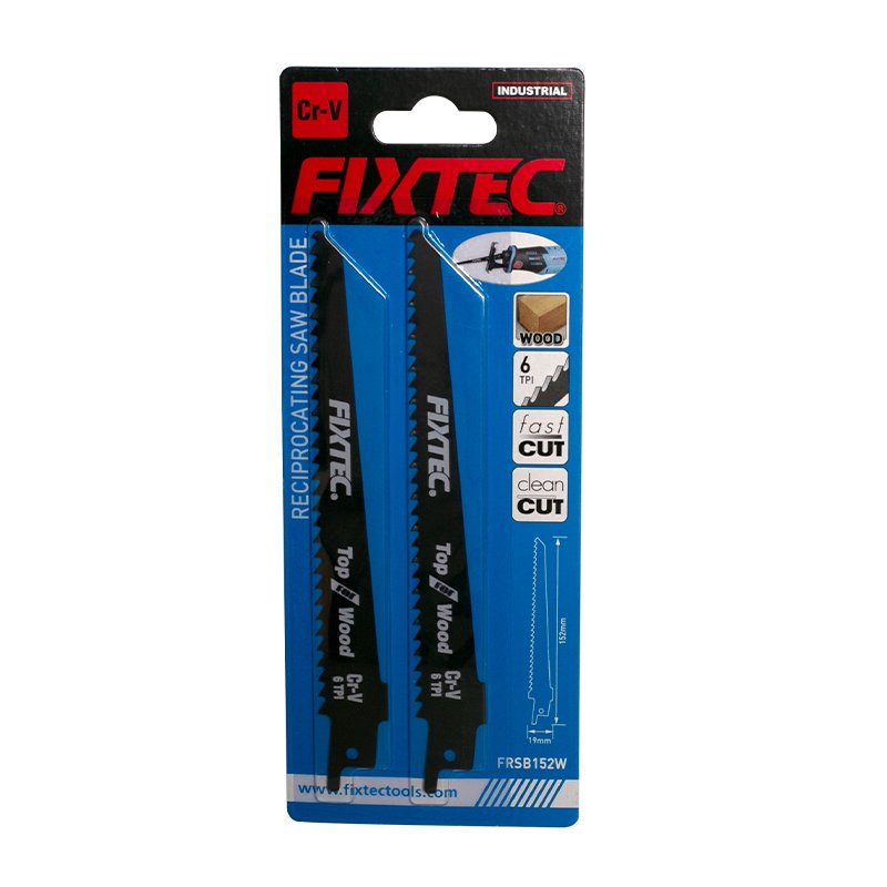 [FRSB152W] Fixtec Reciprocating Saw Blade for Wood
