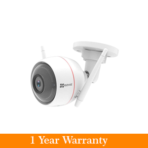 EZVIZ C3X AI Powered Darkfighter Dual Lens Outdoor Camera (Siren  + Strobe & ...