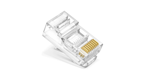 [GC-RJ6-IN] UNV - Cat6 RJ45V 3μ inches gold-plated  PLUGS (Pack of 100 Plugs)