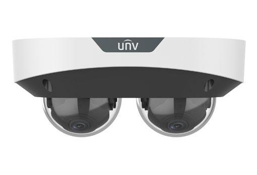UNV 2*4MP Double Lens No Stitching Fix WDR IR Dome Network Camera