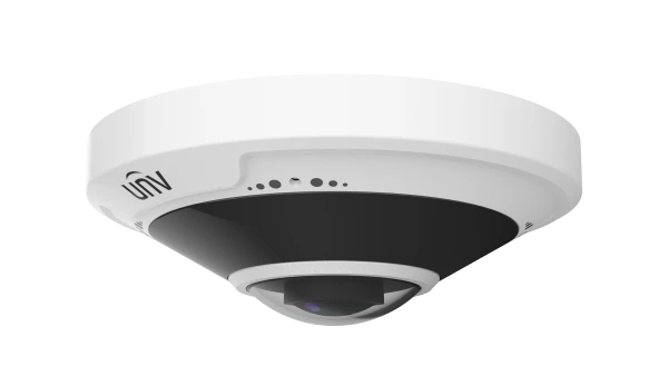 UNV IP 5MP Twin Mic IK10 10M IR Fisheye Dome (with Heat Map Analysis)