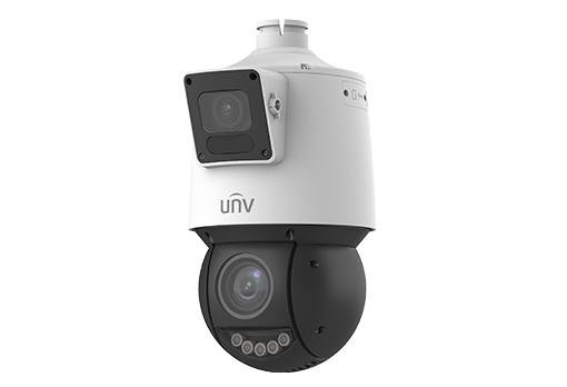 [IPC94144SR-X25-F40C] UNV 4MP+4MP Lighthunter Dual-lens Network PTZ Camera