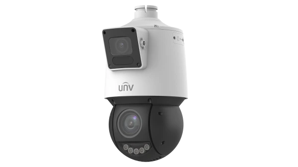 UNV 4MP+4MP Lighthunter Dual-lens Network PTZ Camera