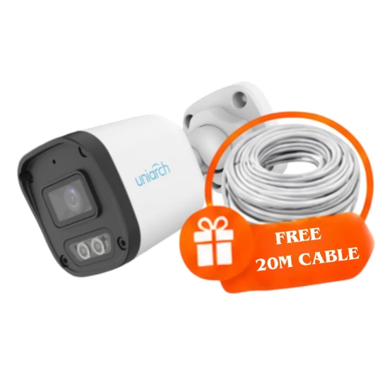 [IPC-B132-AF28-DL-ECO] Uniarch 2MP Dual-light Bullet Network Camera