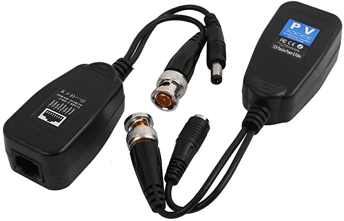 [JR-DE308] Video Balun RJ45+DC Connectors (Pair)