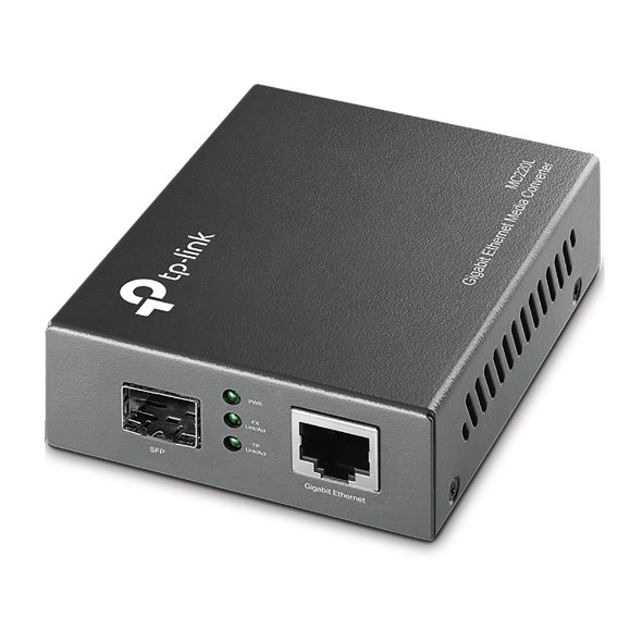[MC220L] Omada 10/100/1000 Mbps RJ45 to 1000 Mbps SFP Slot Supporting MiniGBIC Modules