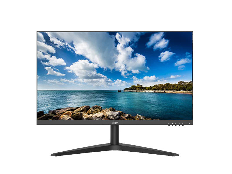 [MW-LC27] UNV` 27 inch FHD 1920x1080 Ultra-narrow bezel LED monitor, 4000:1, 75Hz, HDMI+VGA_Black