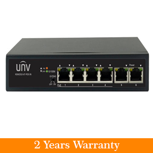 [NSW2010-6T-PoE-IN] UNV Network Switch 6 Ports ( 4POE +2 Fast Ethernet)
