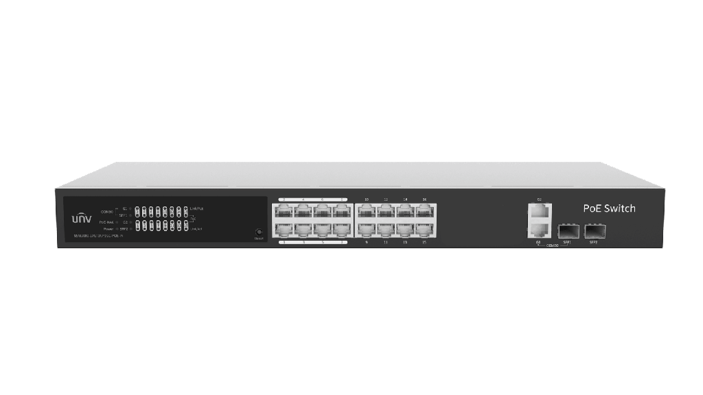 [NSW3000-17GT1GP1GC-POE-IN] UNV Gigabit Cloud Managed PoE Switch