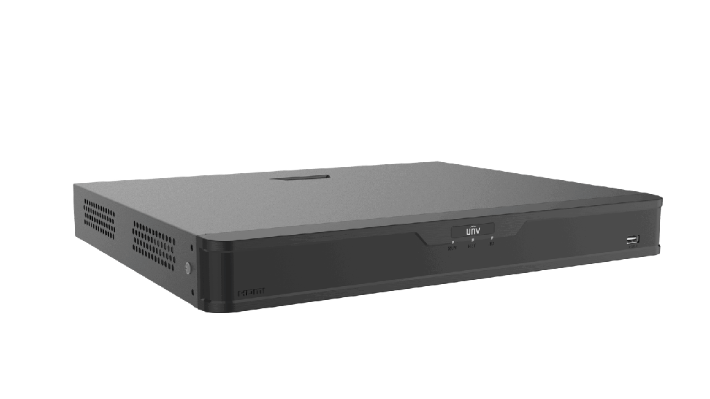[NVR302-16B-P16-IQ] 2 HDDs 16-ch 16 PoE 1U Network Video Recorder