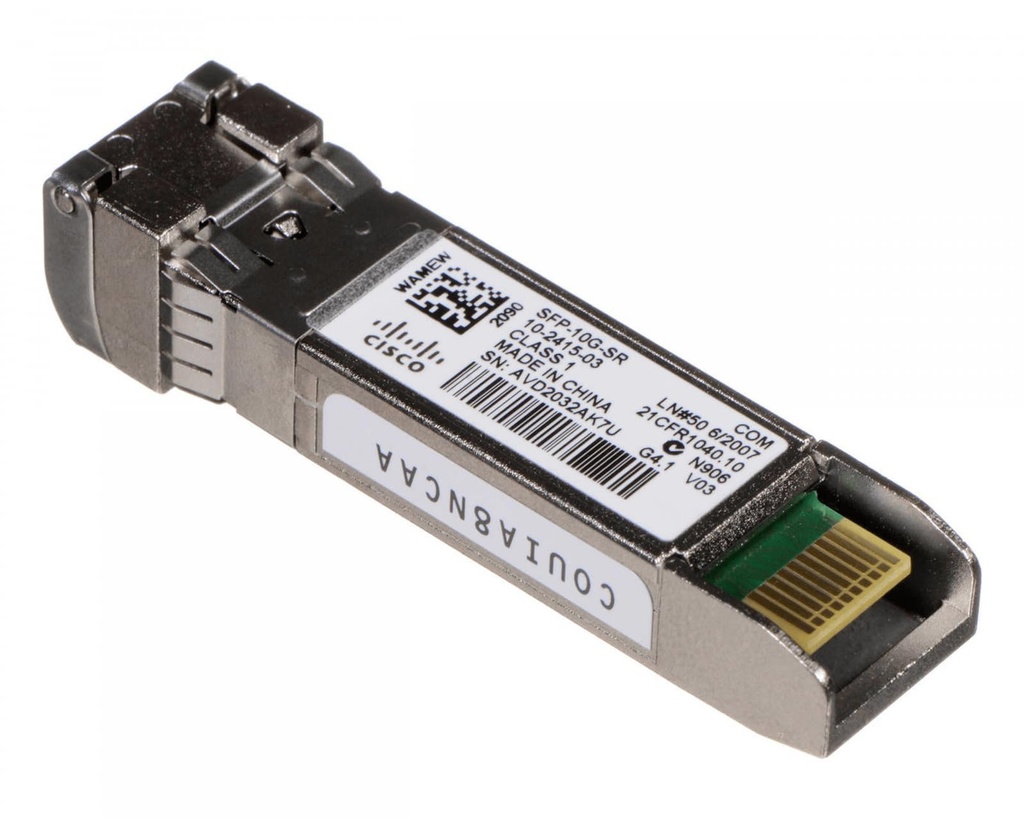 [SFP-10G-SR] CISCO 10G SFP+ SR Multi mode dual fibre LC 850nm