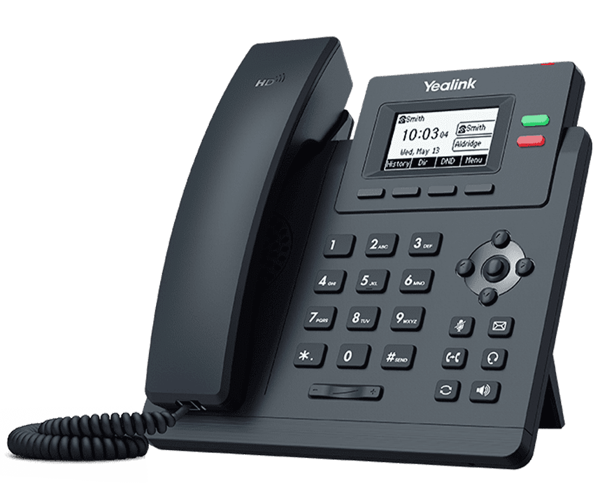 Yealink  2.3" Mono Screen Gigabit Phone