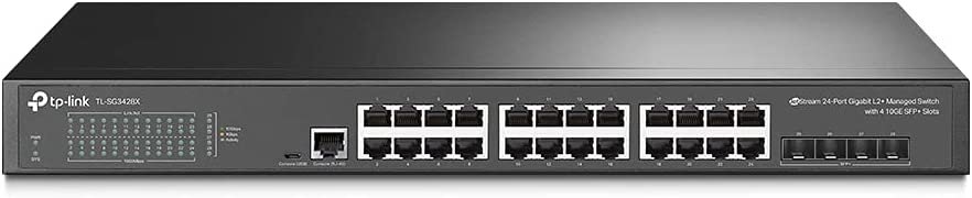 [TL-SG3428X] Omada 24-Port Gigabit L2+ Managed Switch with 4 10GE SFP+ Slots