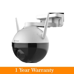 [CS-C8C] EZVIZ OUTDOOR Pan & Tilt Camera1080P Color Night Vision AI Powered & Built In Mic