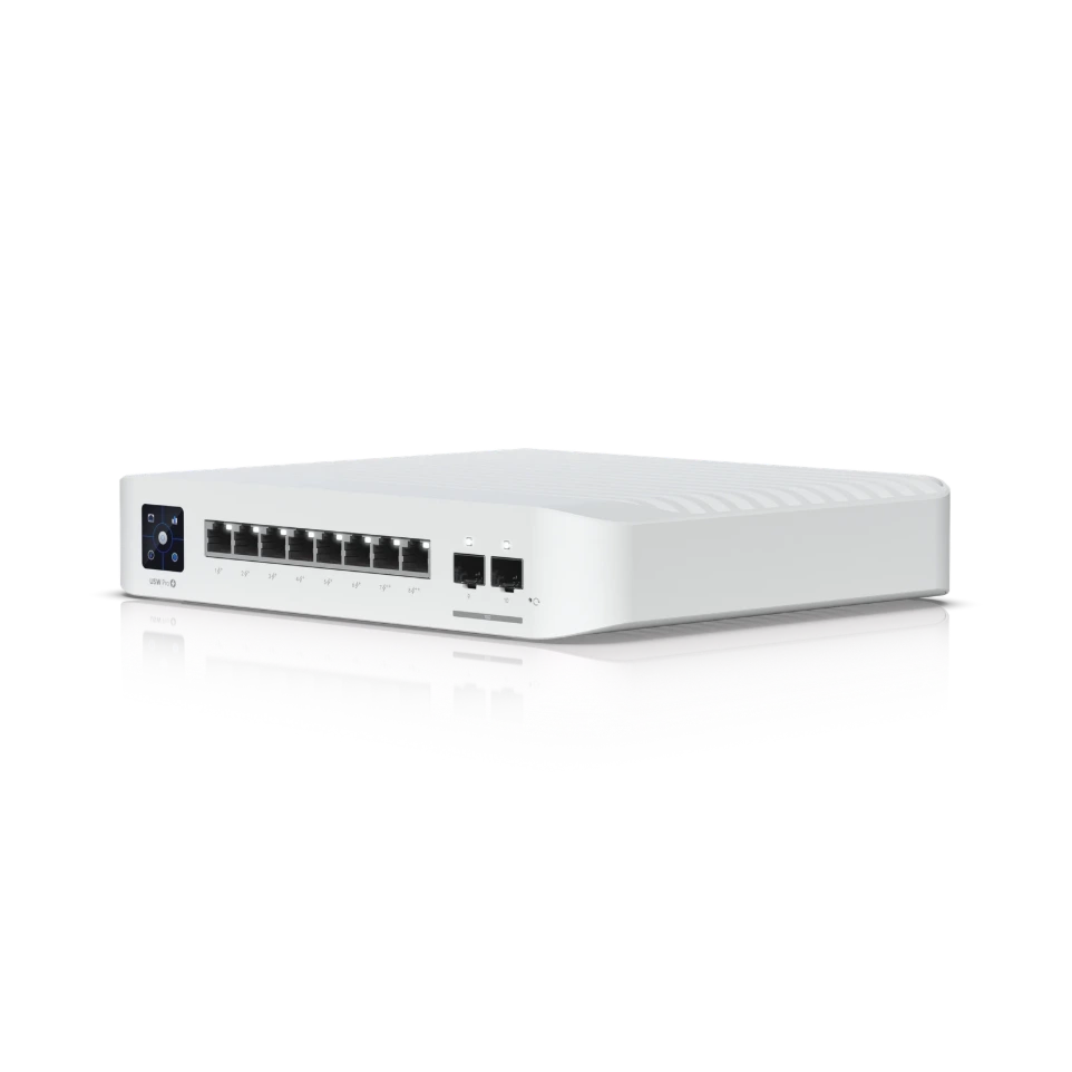 Ubiquiti USW-Pro-8-PoE -8-port, Layer 3 switch with PoE+ and PoE++ output