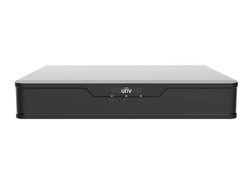 UNV XVR 8-ch, 1 SATA interface, 8 BNC/5MP Lite, Mini 1U, H.265, audio coaxial