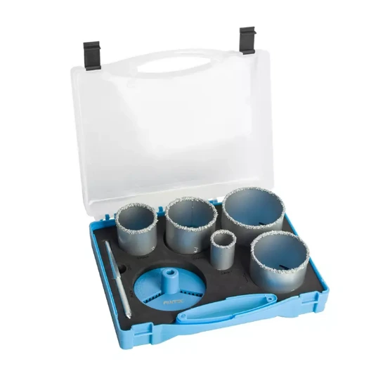 [FAHS-7] Fixtec Carbide Gritted Hole Saw Set