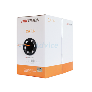 [DS-1LN6-UU] HIKVision UTP CAT6 100% pure copper, orange colour per metre