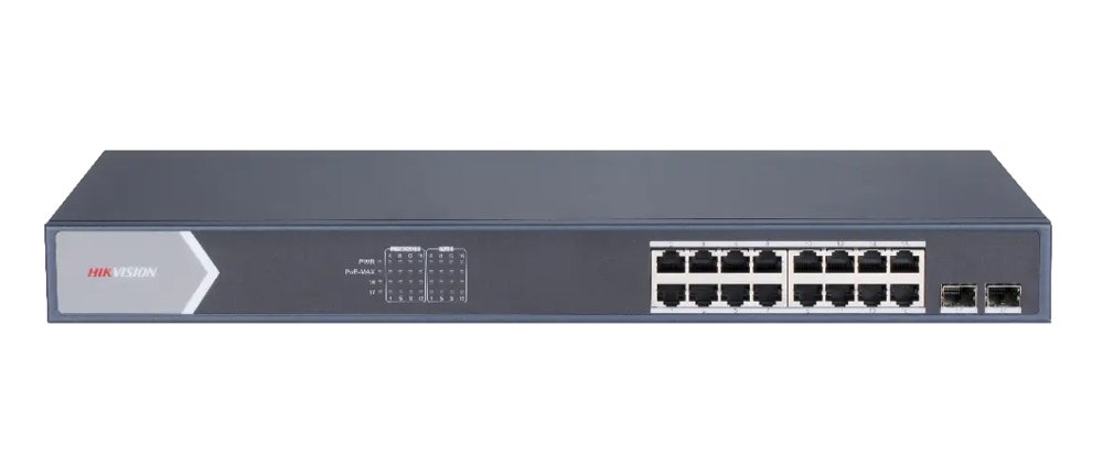 [DS-3E1518P-EI/M] Hikvision 16 Port Gigabit Smart POE Switch