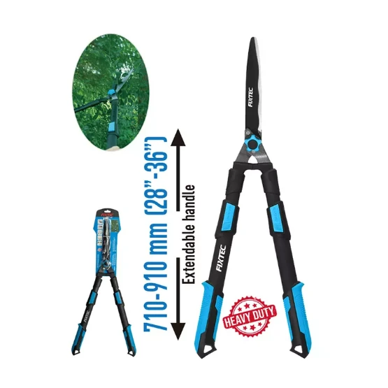 FIXTEC TELESCOPIC HEDGE SHEAR