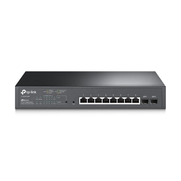 Omada Smart Switch 8-Port 2.5GBASE-T PoE+ and 2-Port 10GE SFP