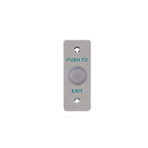 [DS-K7P02] Hikvision sandblasted aluminum Exit Button (Hollow Mount)