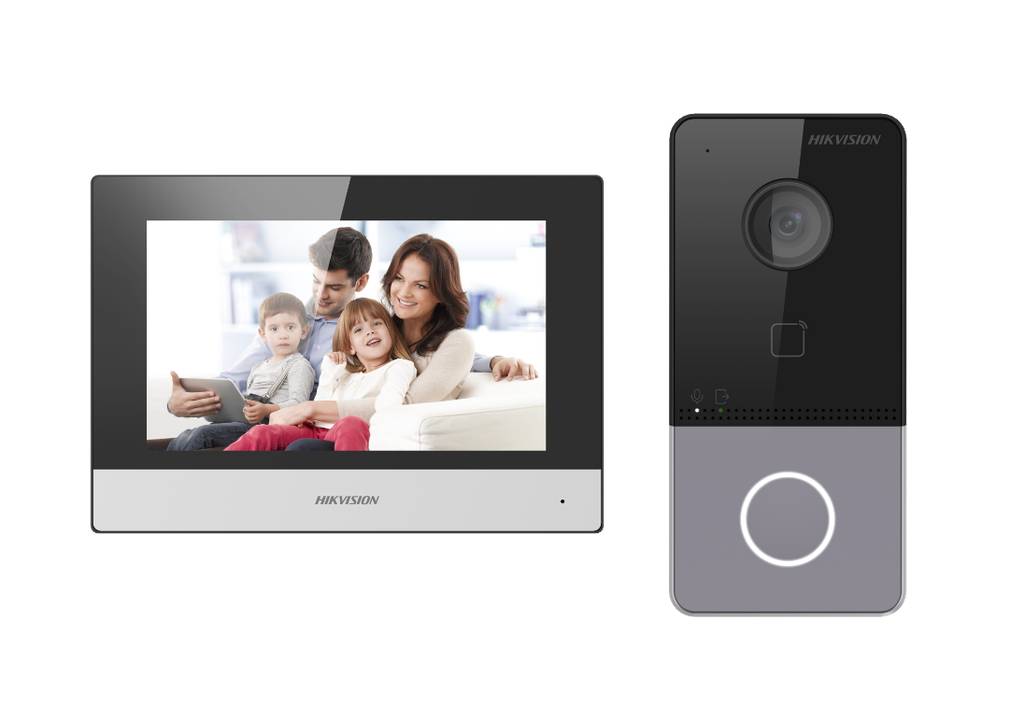 [DS-KIS603-P(B)] Hikvision WIFI & POE intercom Kit