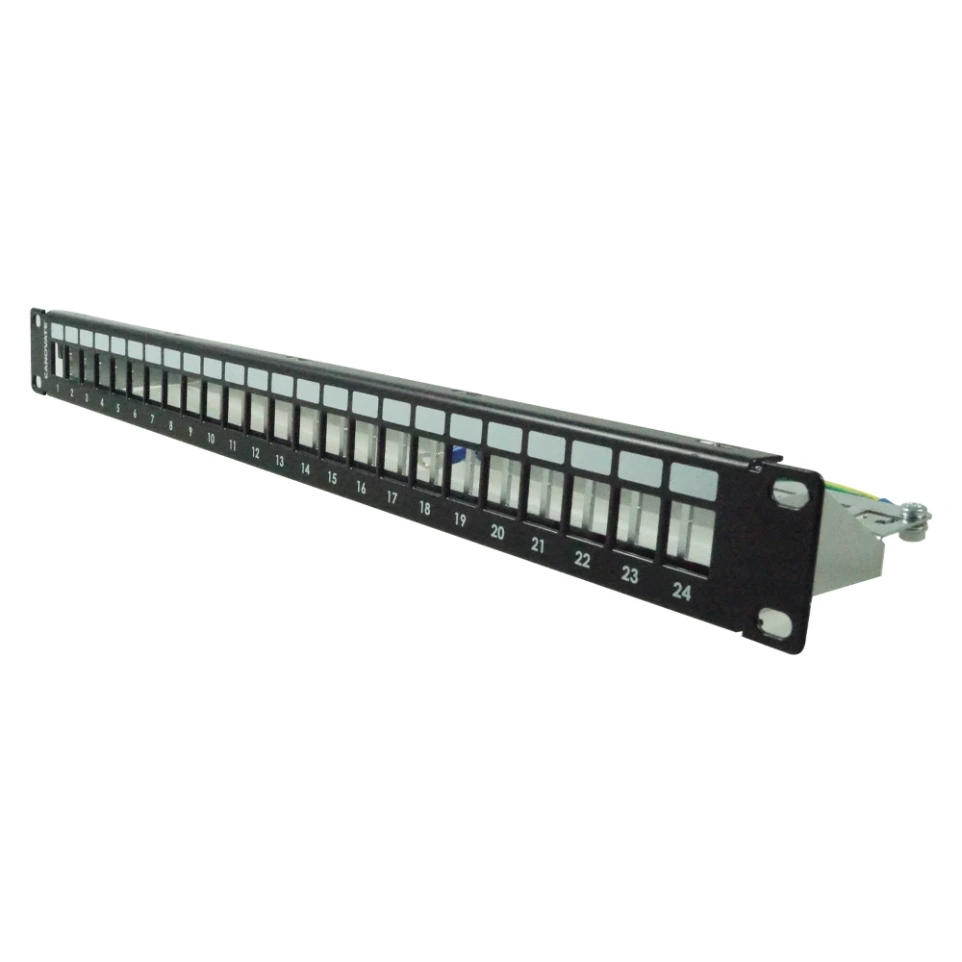 [24PUTPBLANKPNL] UTP Patch Panel 24 Port Blank