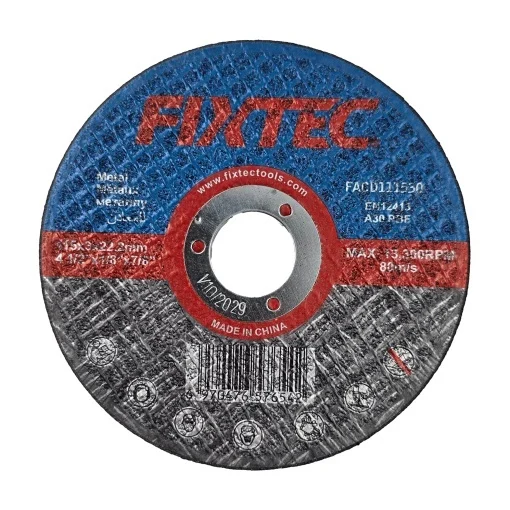 FIXTEC ABRASIVE CUTTING DISC115*3*22.2MM