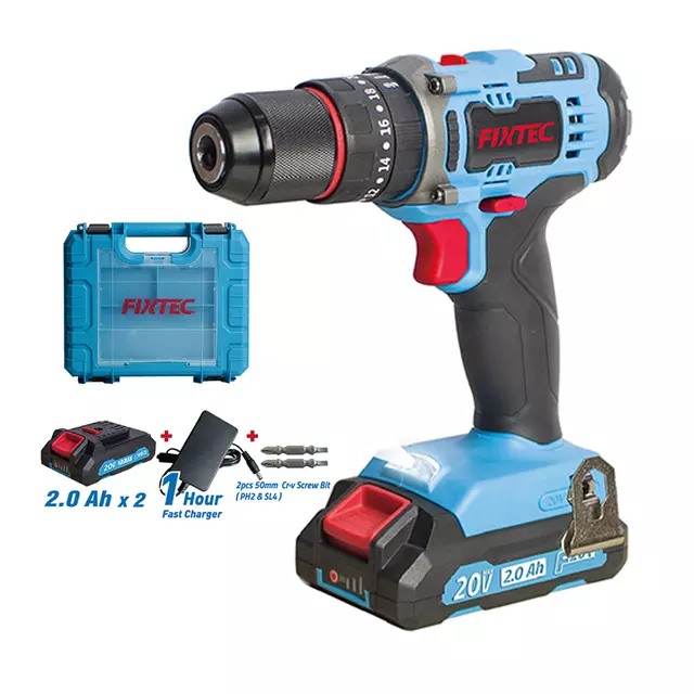 Fixtec 20V Cordless Impact Drill Clearance - No Warranty