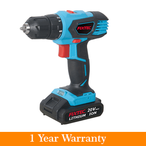 Fixtec 20V Cordless Drill (Single Battery) Clearance - No Warranty