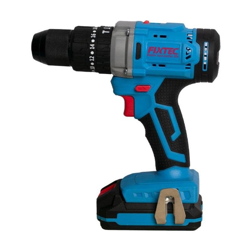 [FCD20LFX-BS] Fixtec 20V LI-ON Cordless Impact Drill (Battery & Charger included) Clearance - No Warranty