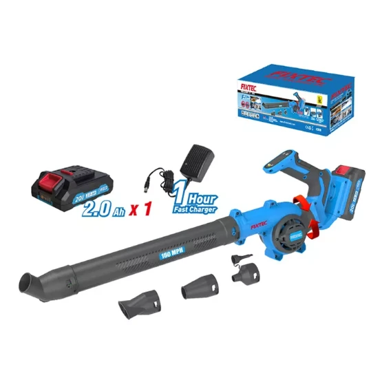 [FCGB202X-12] FIXTEC 20V LI-ION CORDLESS GARDEN BLOWER SET