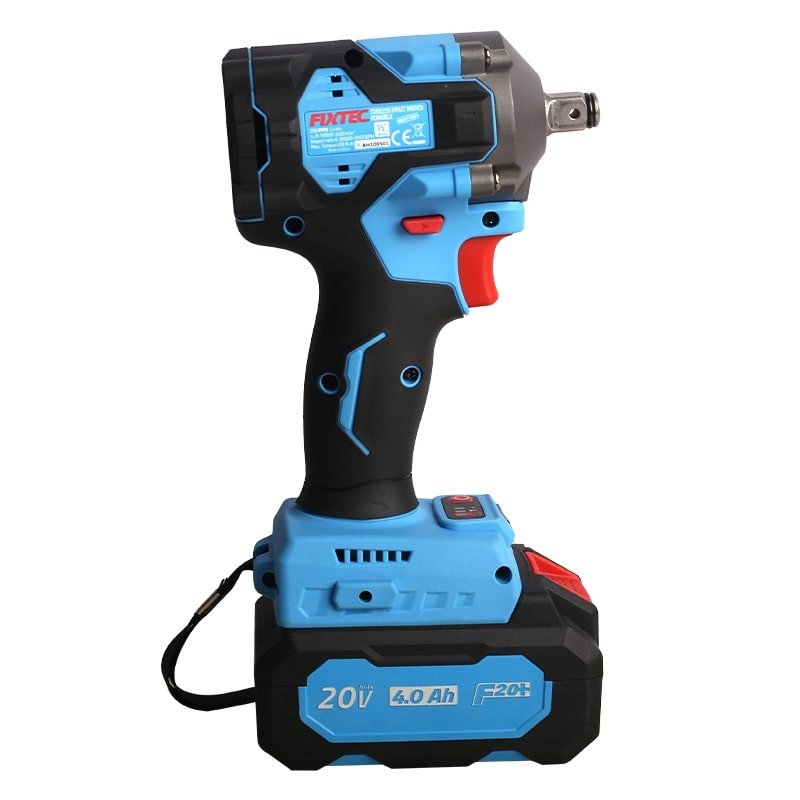 Fixtec 20V Cordless Brushless Impact Wrench (Battery Included)  Clearance - N...